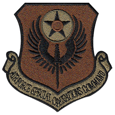 AF Special Operations Command (AFSOC) Majcom Spice Brown OCP Patch - 2 Pack